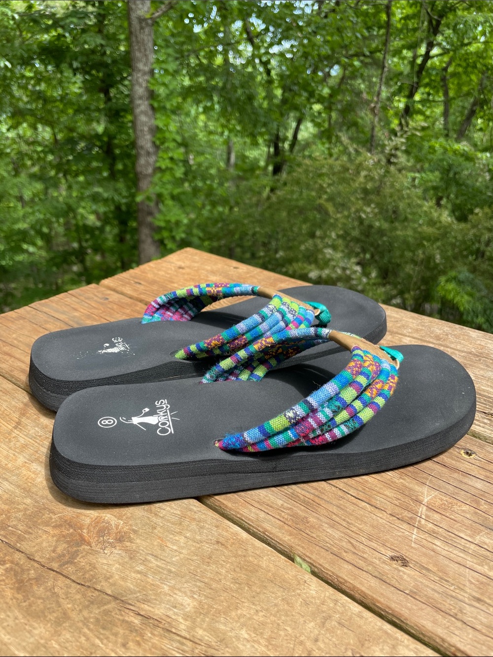 CORKYS ROPE FLIP-FLOPS sz 8 - Picture 2 of 9